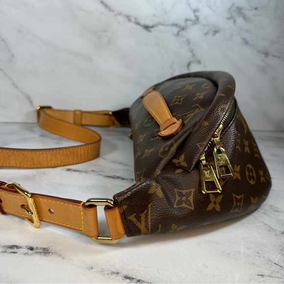 ❌❌ Louis Vuitton Monogram bumbag waist crossbody LV leather bum bag Authentic - Picture 10 of 16